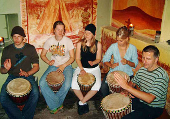 Djembe-rumpukurssi